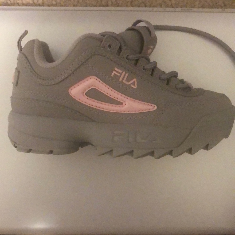 Girls 13 FILA Disruptor H’Rise/C’Pink